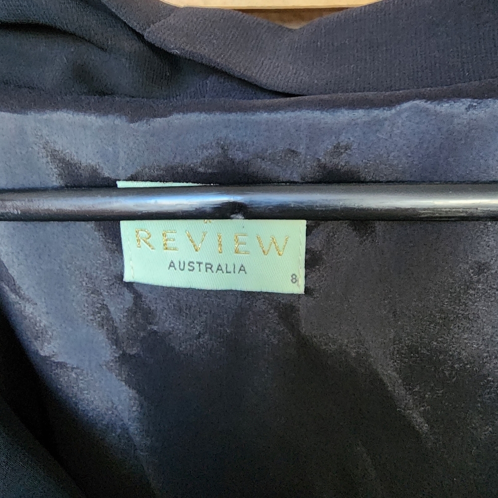 REVIEW midi dress size 8 sleeveless - Picture 5 of 11